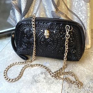 Black Gold Alexander McQ style inspired bag